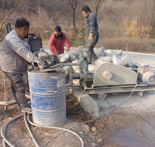 科尔沁左翼中路面下沉注浆